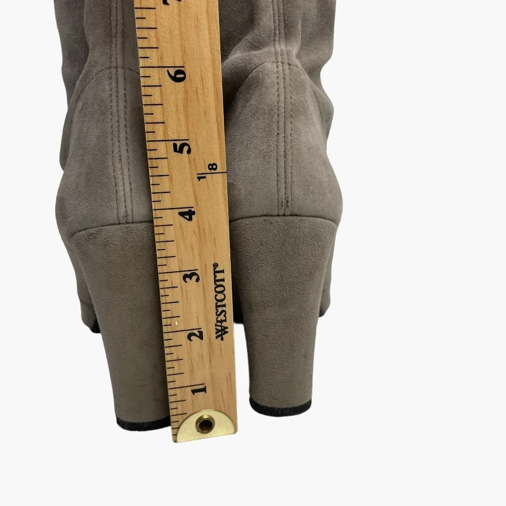 Stuart Weitzman Gray Suede Highland‎ Boot
